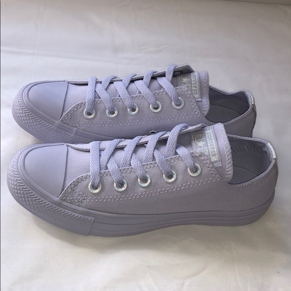 LAST ONE! Converse CTAS OX Low Top Purple Sneakers Size 2 - Picture 4 of 13